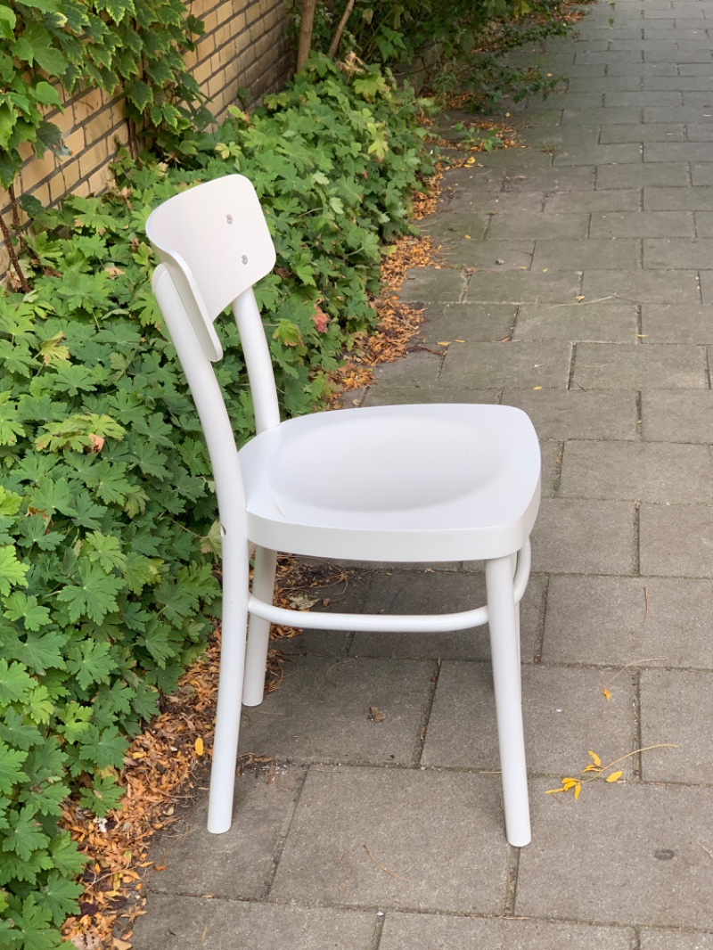 A chair left on the street in Amsterdam