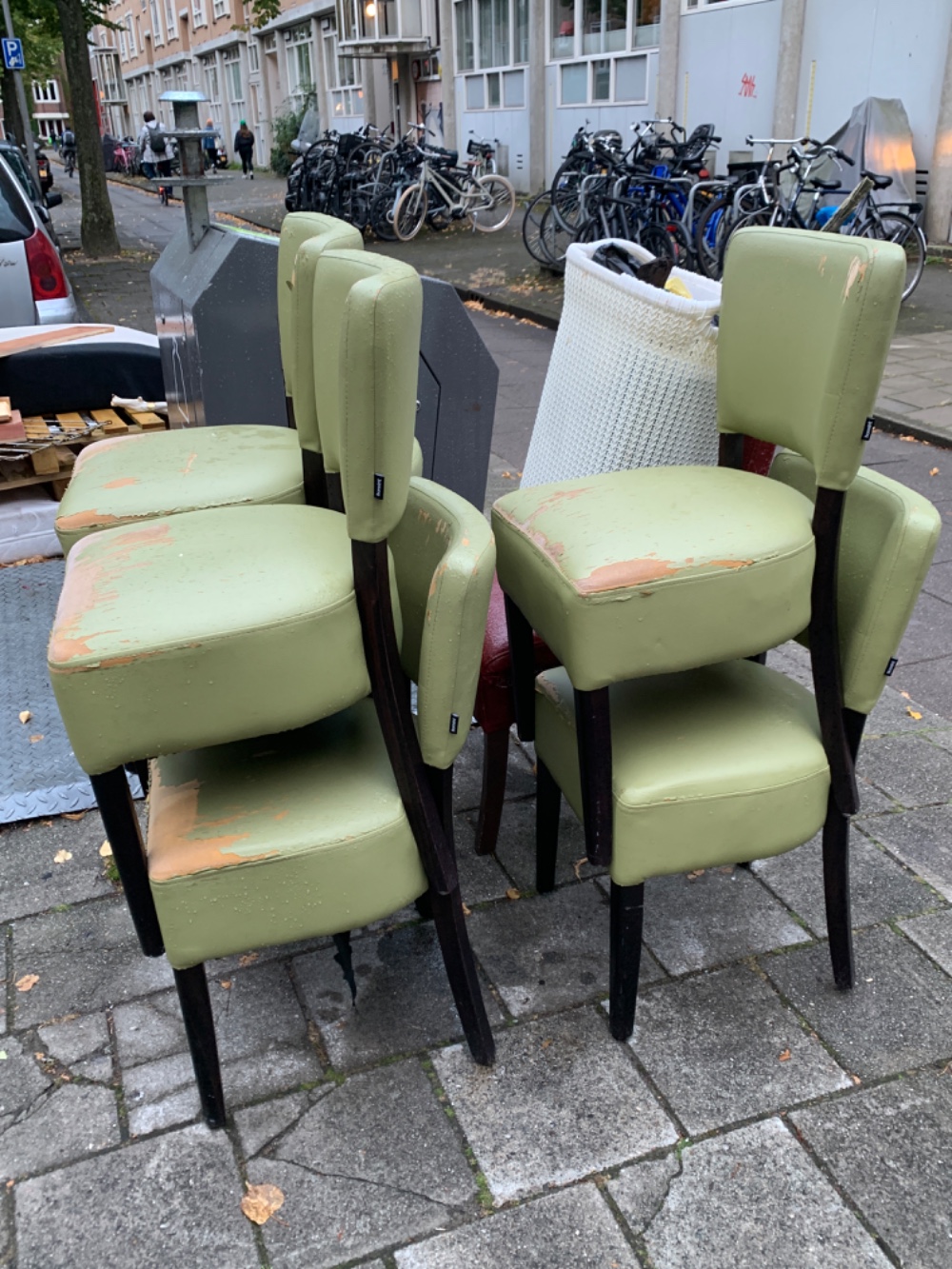 6 chairs

Quite used