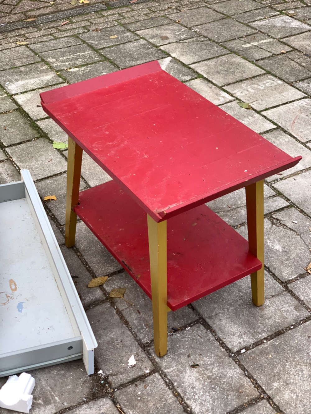 Coffee table. Would be a lot better if strip off the paint photo 3