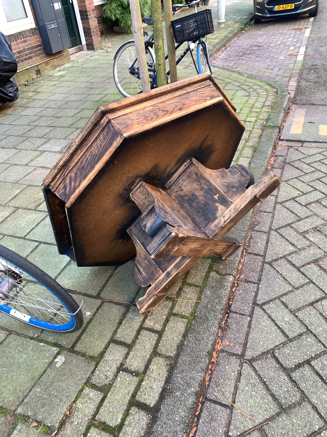 Massive wooden table