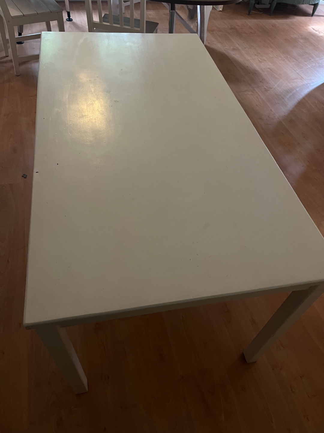 Eettafel 150x60 (4-6p)
Nu nog binnen, anders dinsdag op de stoep photo 2