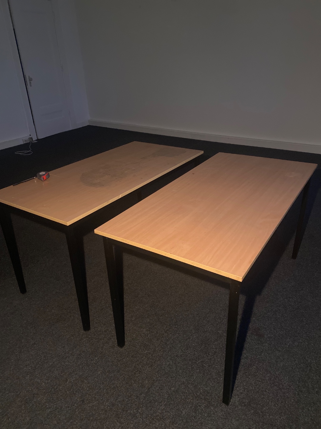 4 tables available on Herengracht studio
140 length 
70 width 
75 height