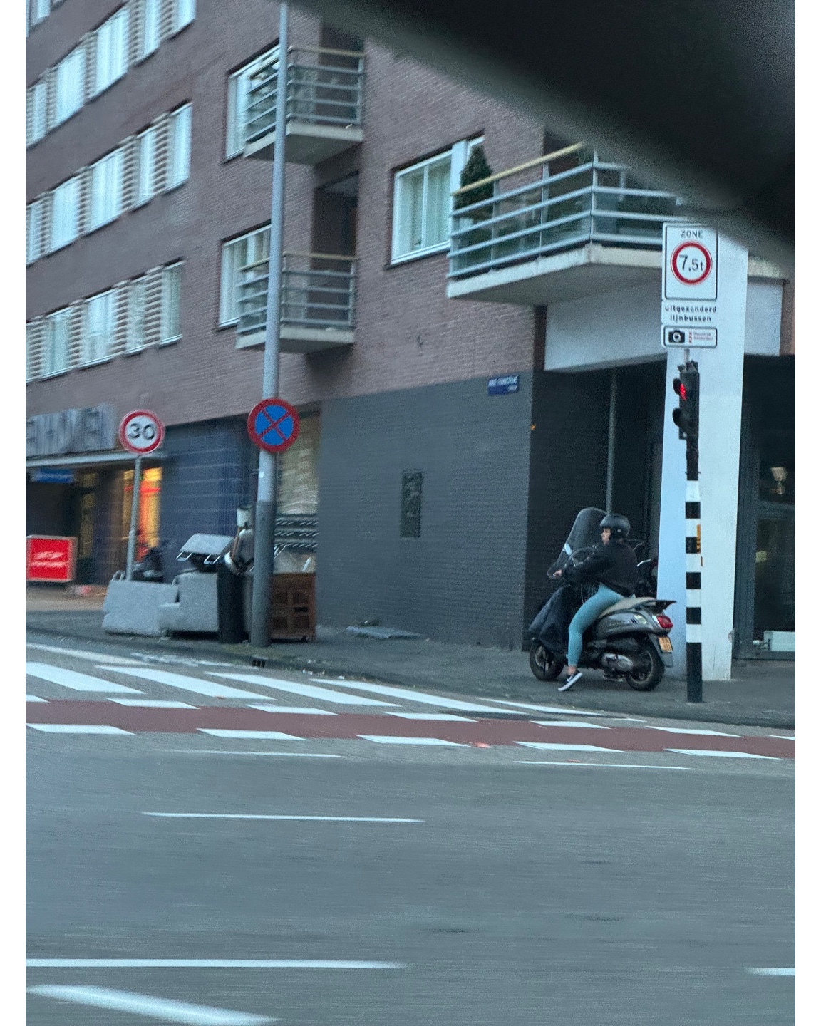 In a moving car, so bad pics! But saw a nice side table and couch in good condition photo 2