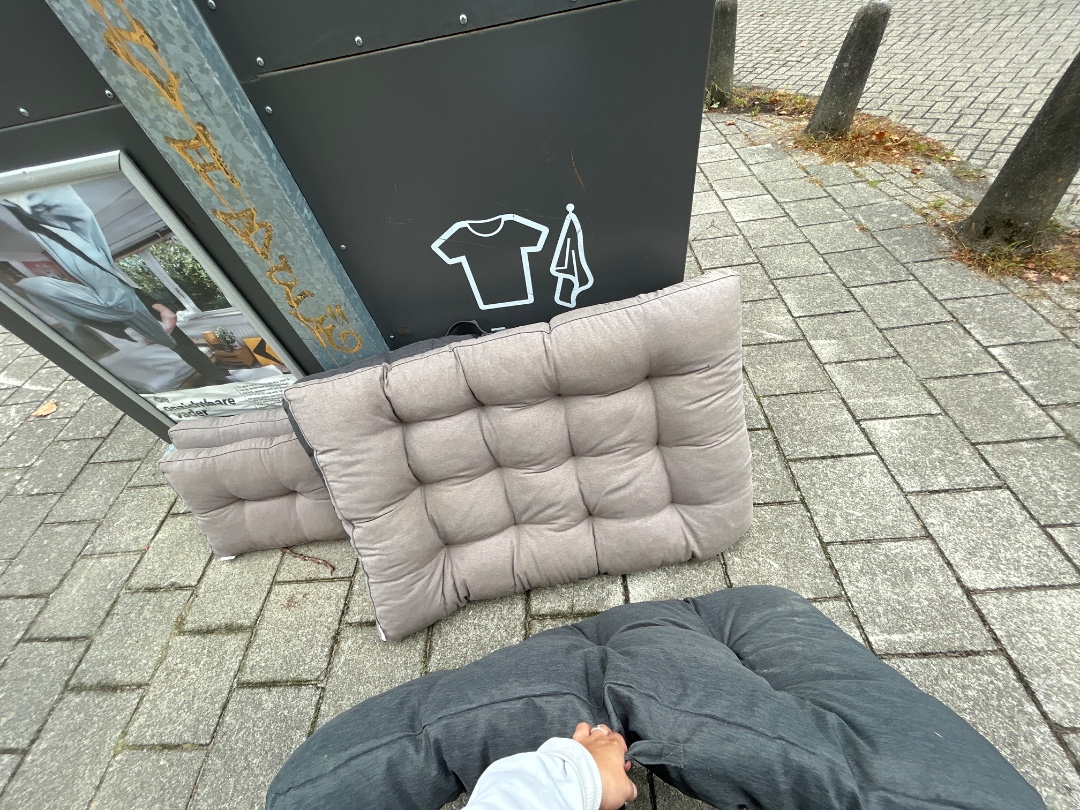 Paletkussens, goede kwaliteit nog als nieuw photo 2