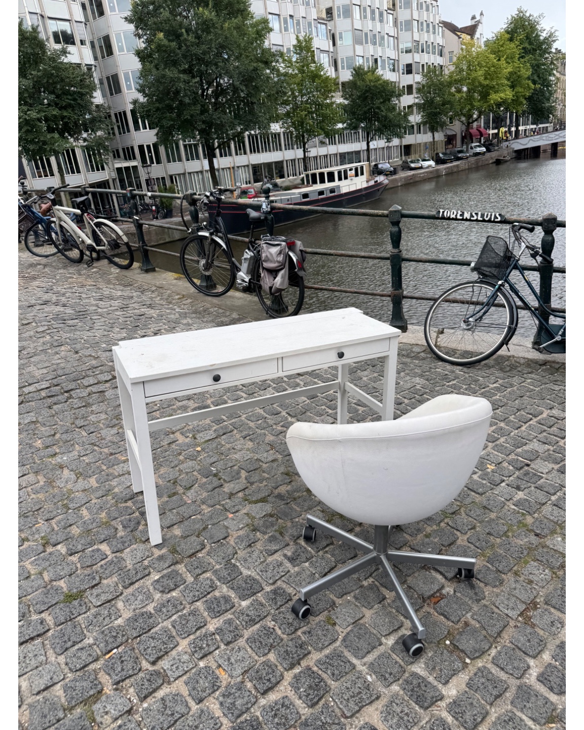 Desk and chair