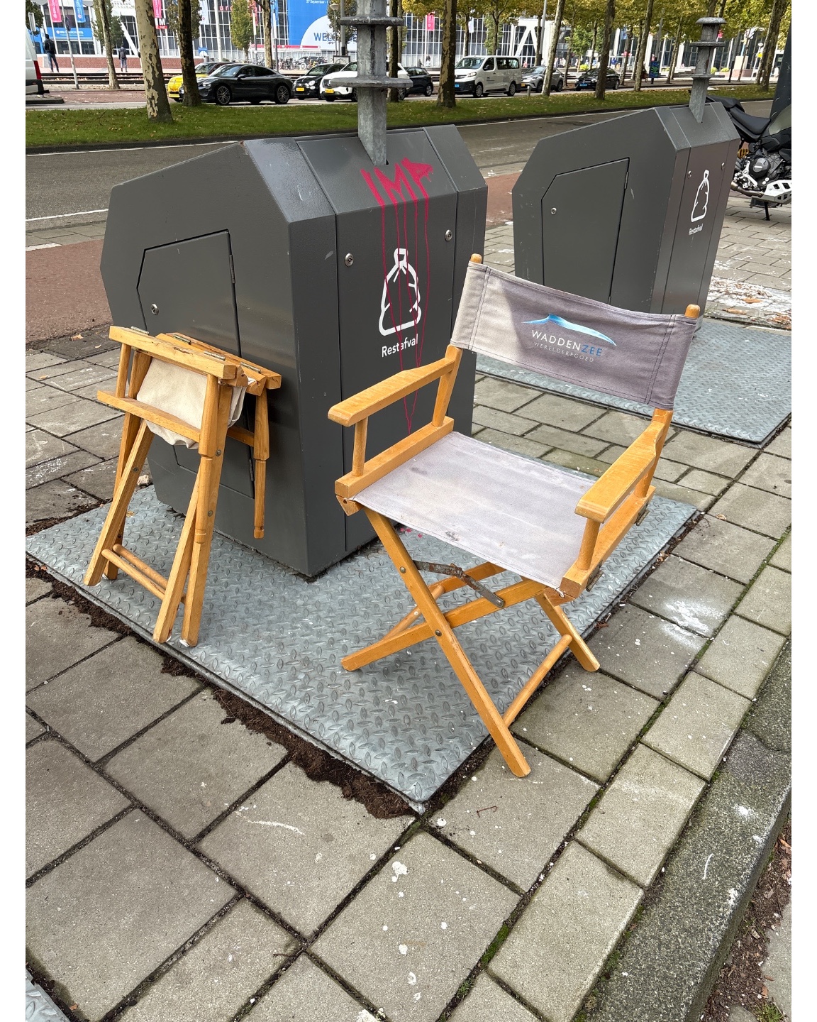 Two director chairs