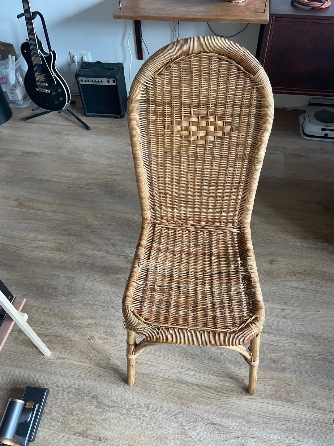 5 stoelen rotan/riet gratis op te halen
