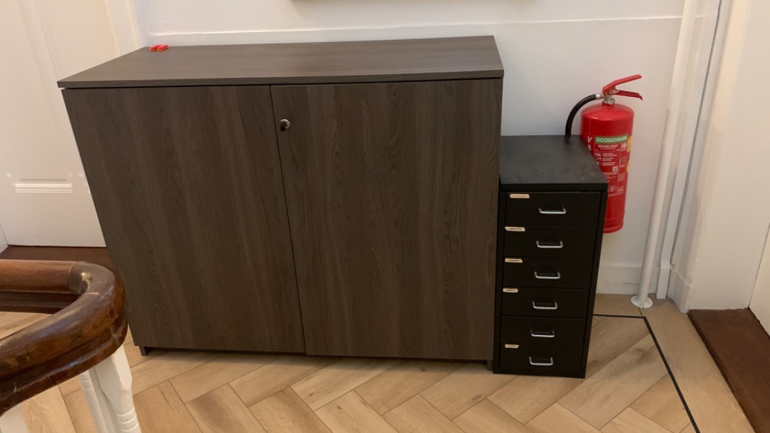 Two free cabinets for pick up