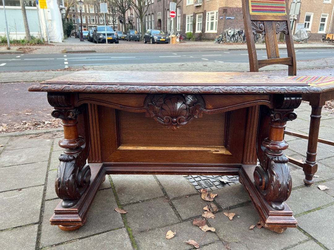 Damaged, also signs of bugs, but could be restored photo 2