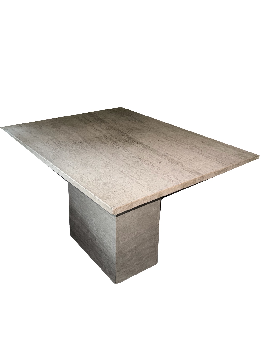 Italian Tavertin Table, 125CM x 90CM, high 74CM

pick up centre amsterdam, really heavy photo 1