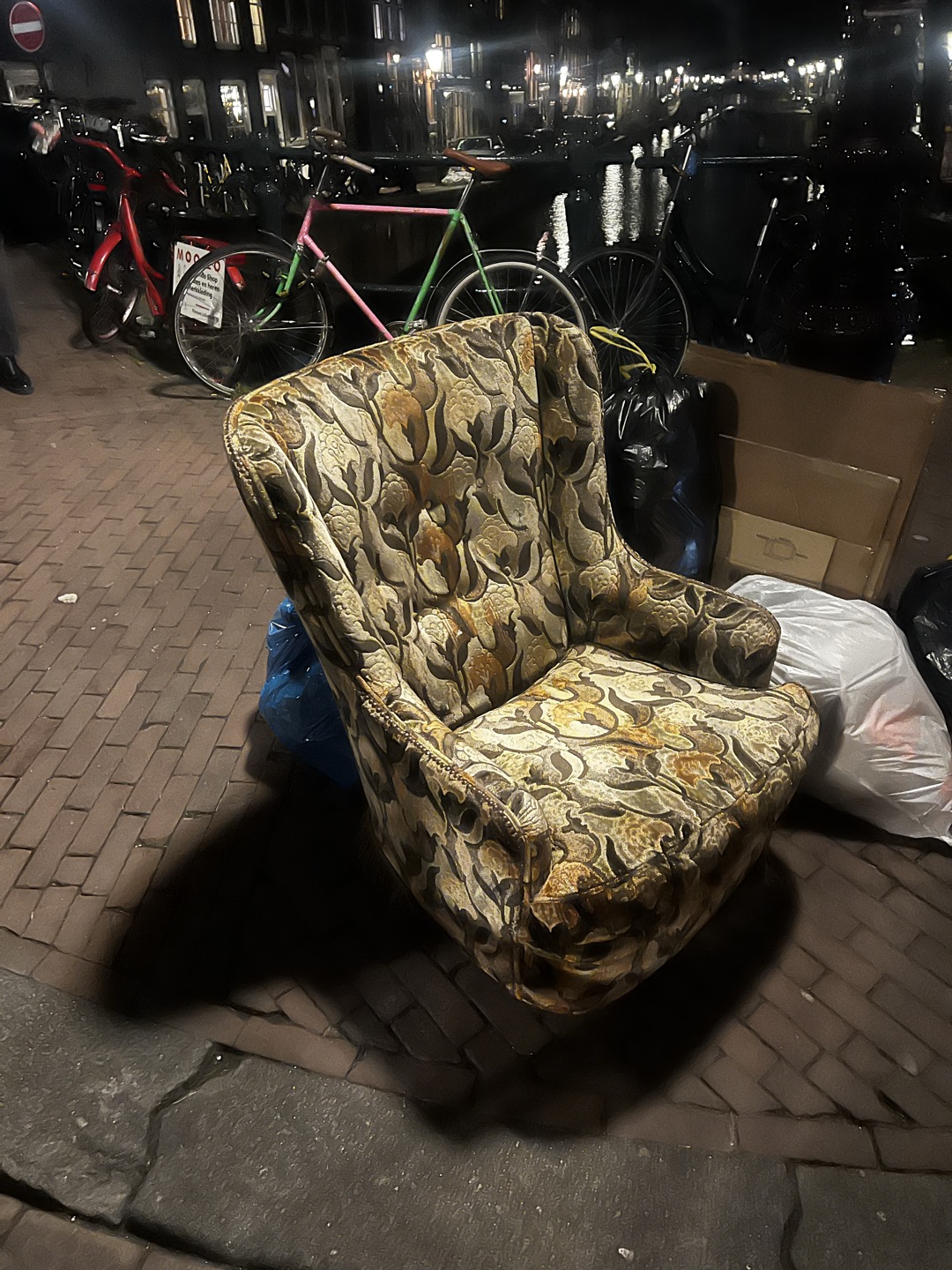 Antique sofa in decent shape photo 1