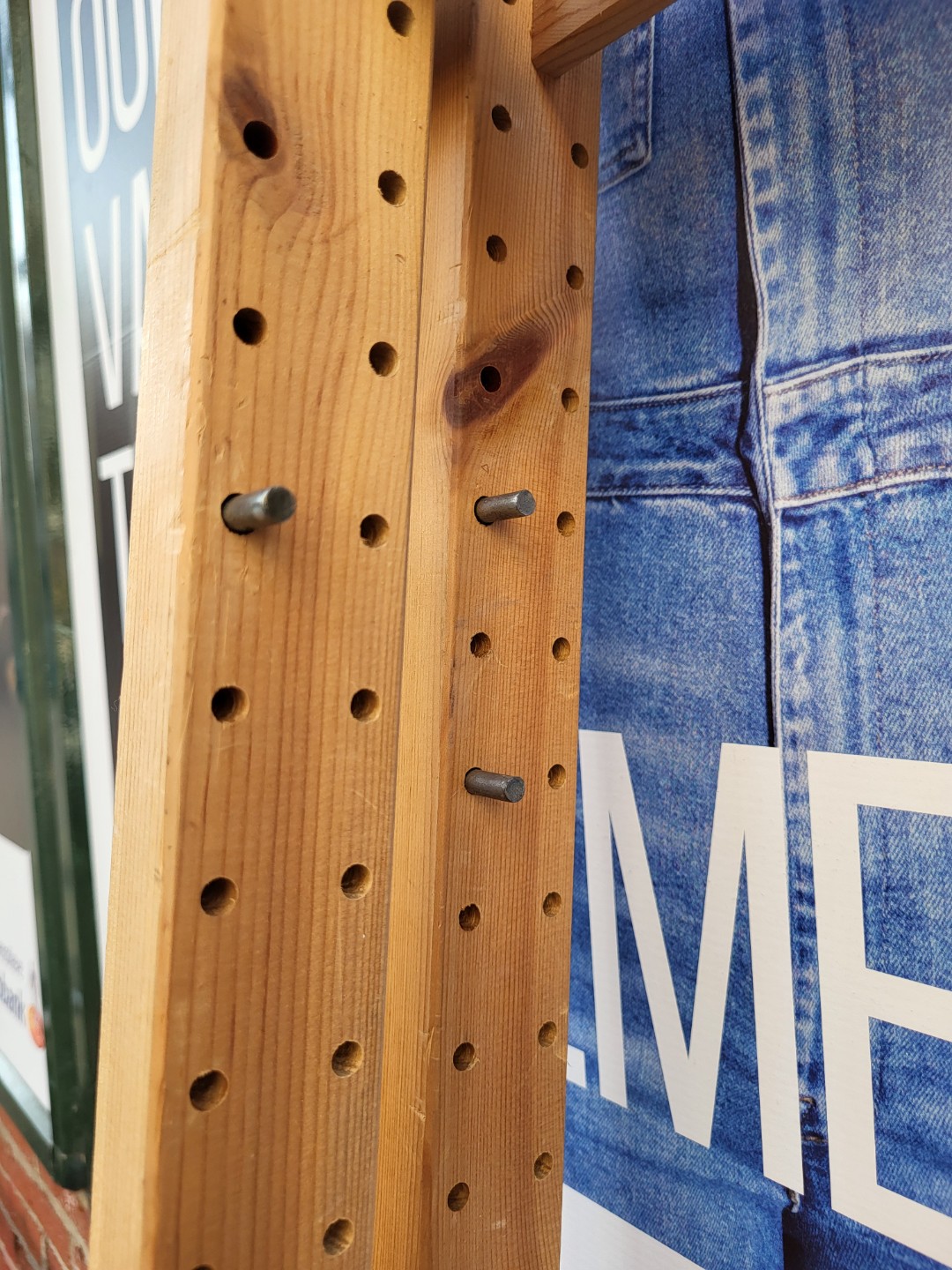 IKEA 6 shelves 50x80, 2 drawers, 3 stands. Looks complete with metal gang thingies! photo 3