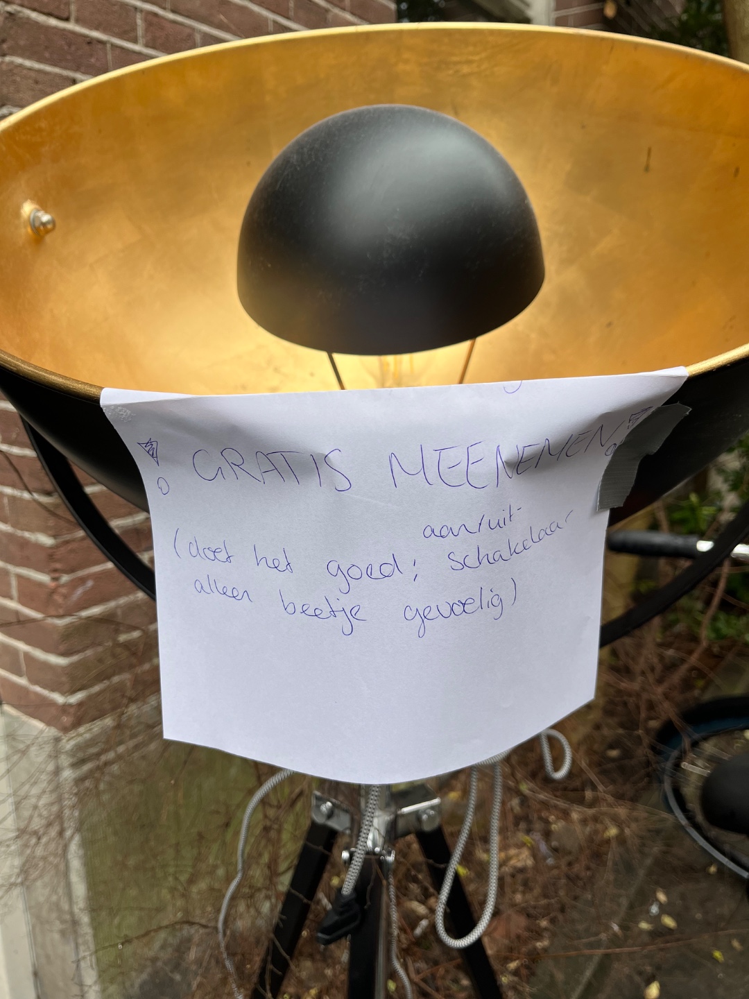 Grote lamp. Mooi licht. Inclusief lampje erin photo 2