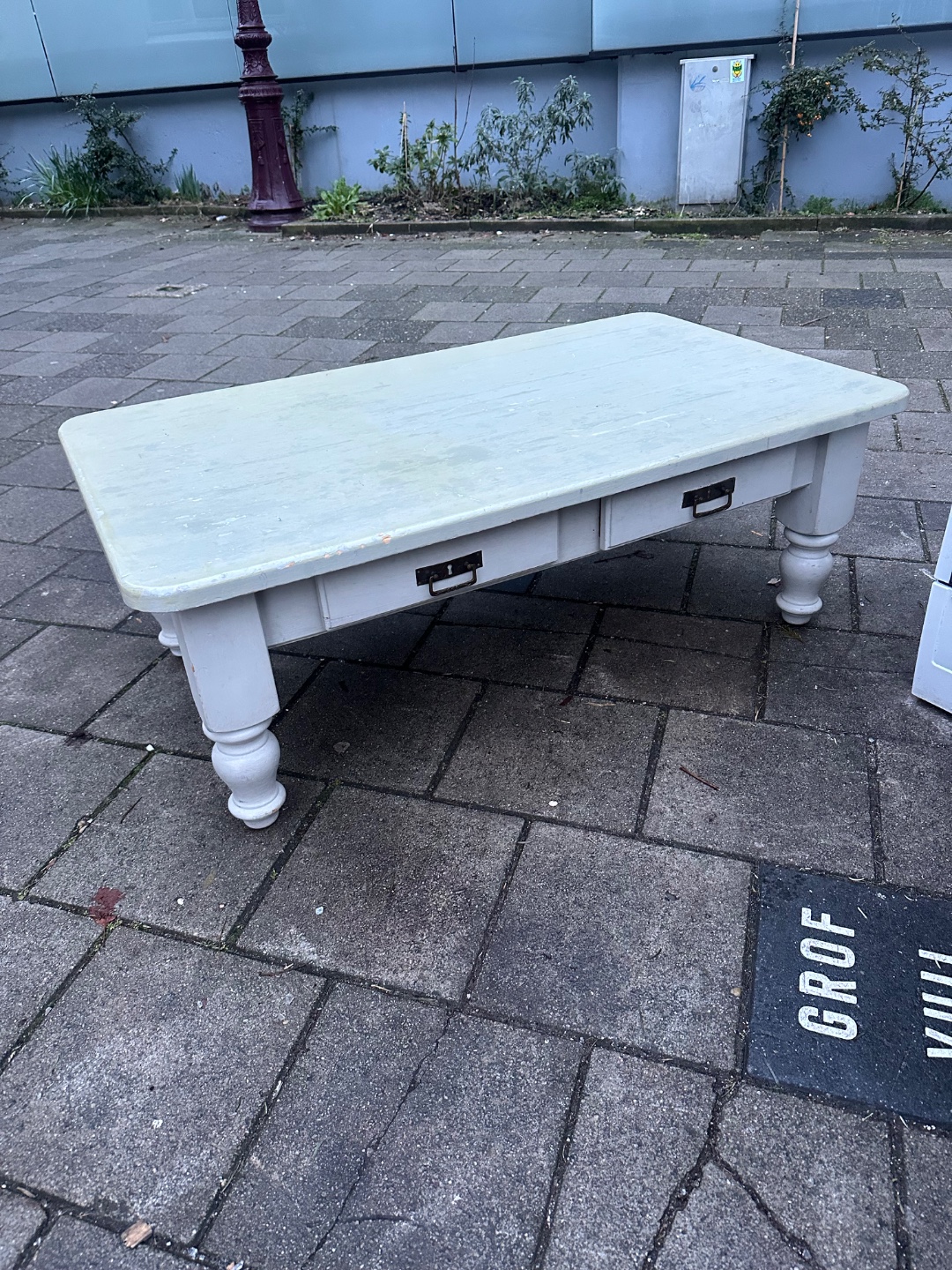 Houten tafel photo 1