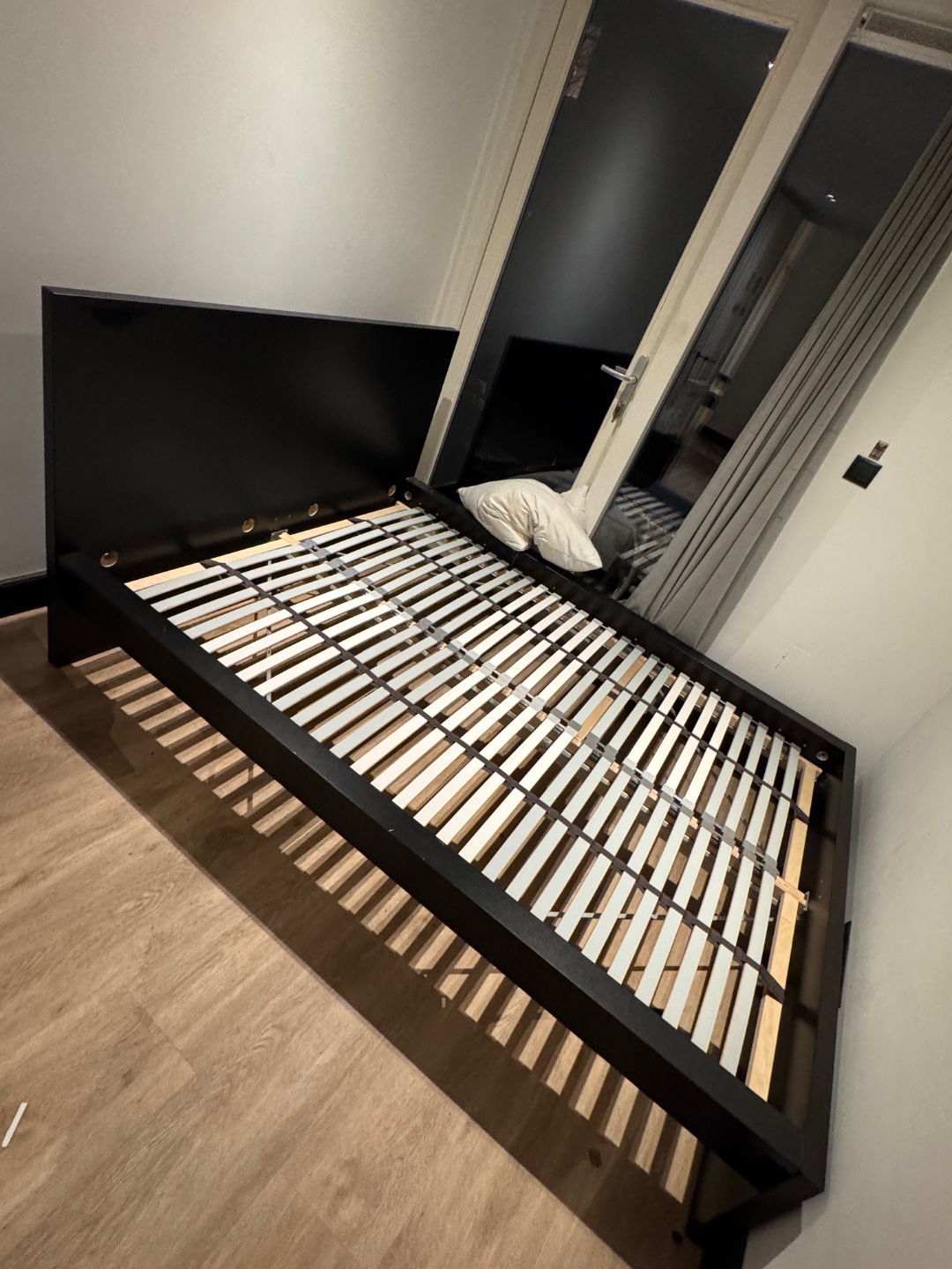 IKEA malm bed and bedside locker and Rakkestad wardrobe. Also not photographed IKEA vesteroy mattress. Must be collected Friday. 

Message me if collecting- I won’t leave it out on the street photo 3