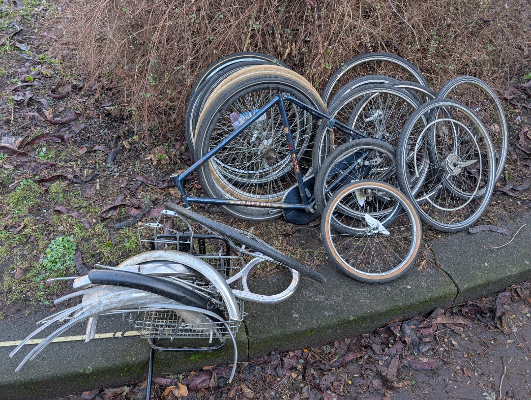 Fietsen hebben wat reparatie nodig photo 3