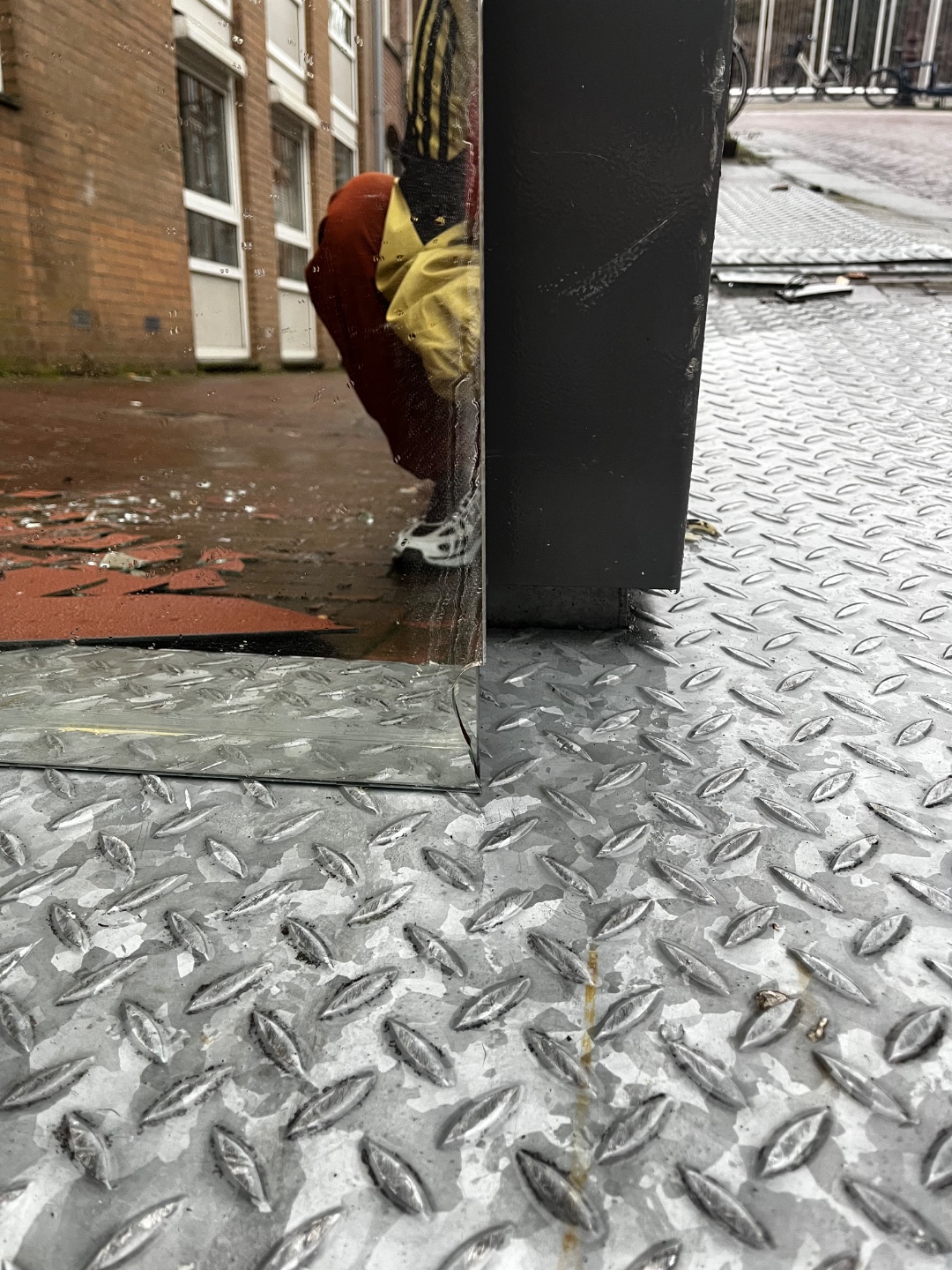 2 IKEA mirrors, one is a little chipped at the bottom 2