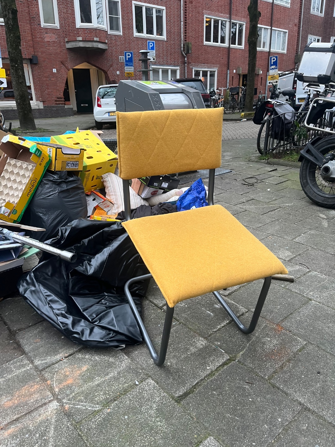 Yellow chair photo 1