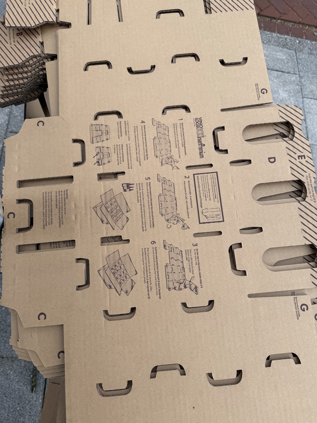 Brand new wine boxes  other storage or moving items