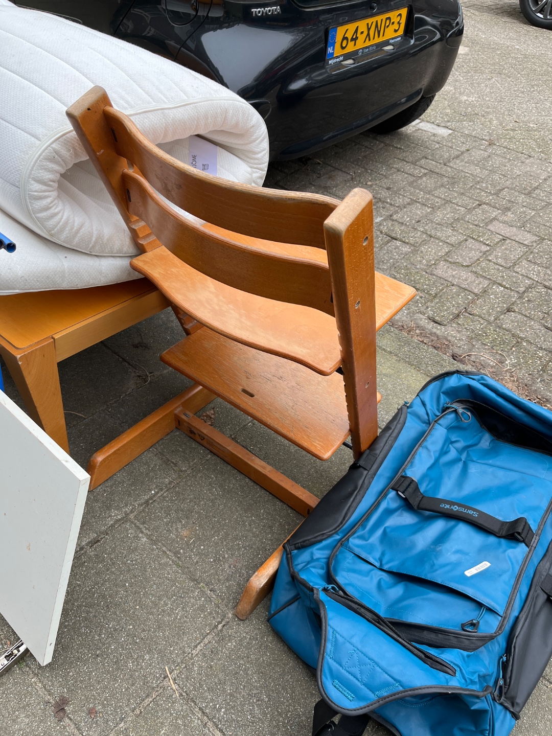 tripptrapp kinderstoel
designtafel 
nieuwe topper sultan