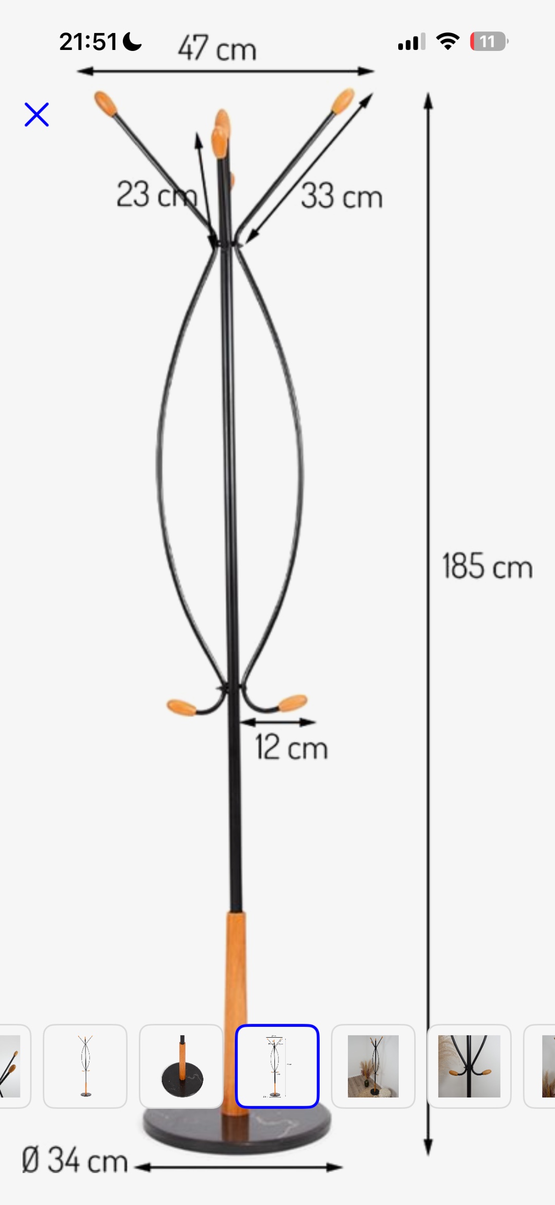 Onderdeel C en E ontbreken maar verder een nieuwe kapstok in de doos