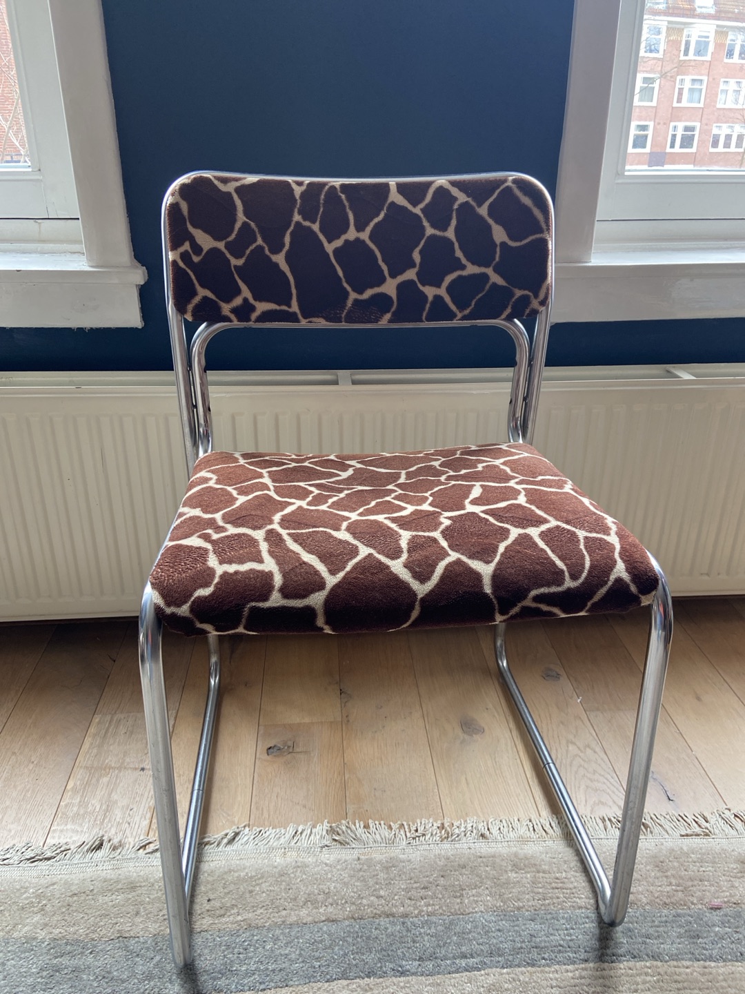 From this group, back in to the world again.
Chrome Designer chair