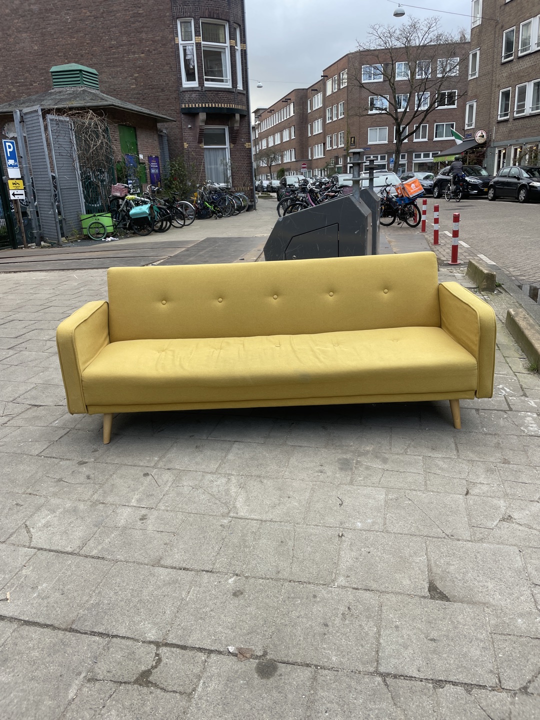 Yellow sofa