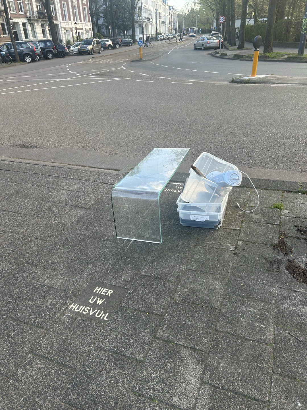 Thick plastic bench/table 2