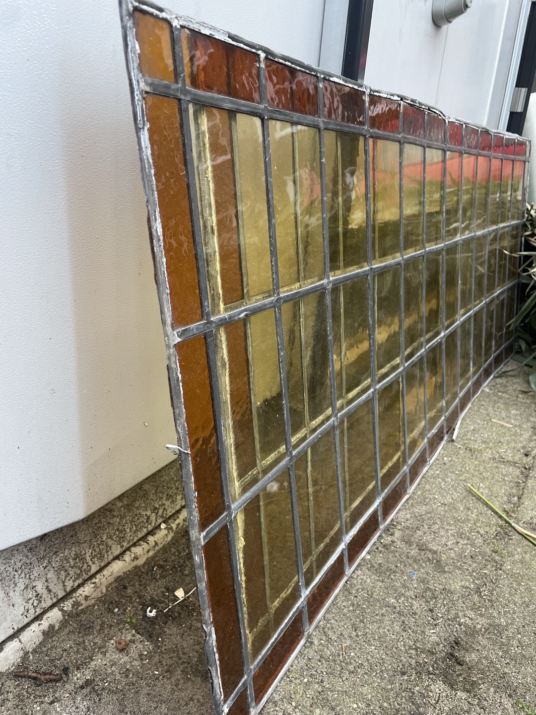 Glas in lood. Lijkt totaal maar 1 glaasje kapot 3