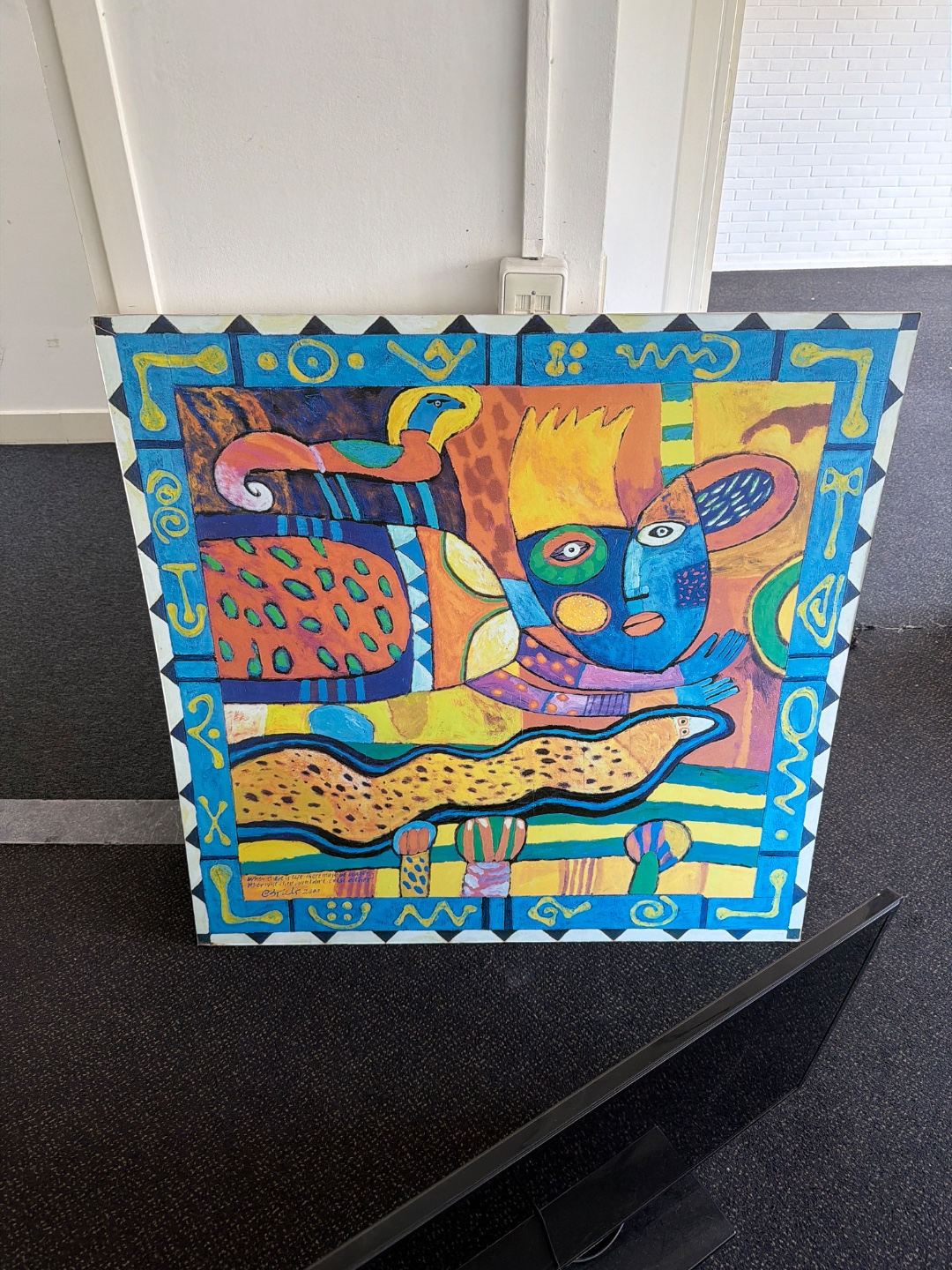 Working TV + cool art for your wall. 1