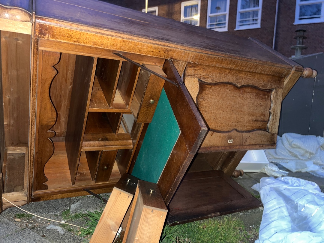 solid wood cabinet/closet 1