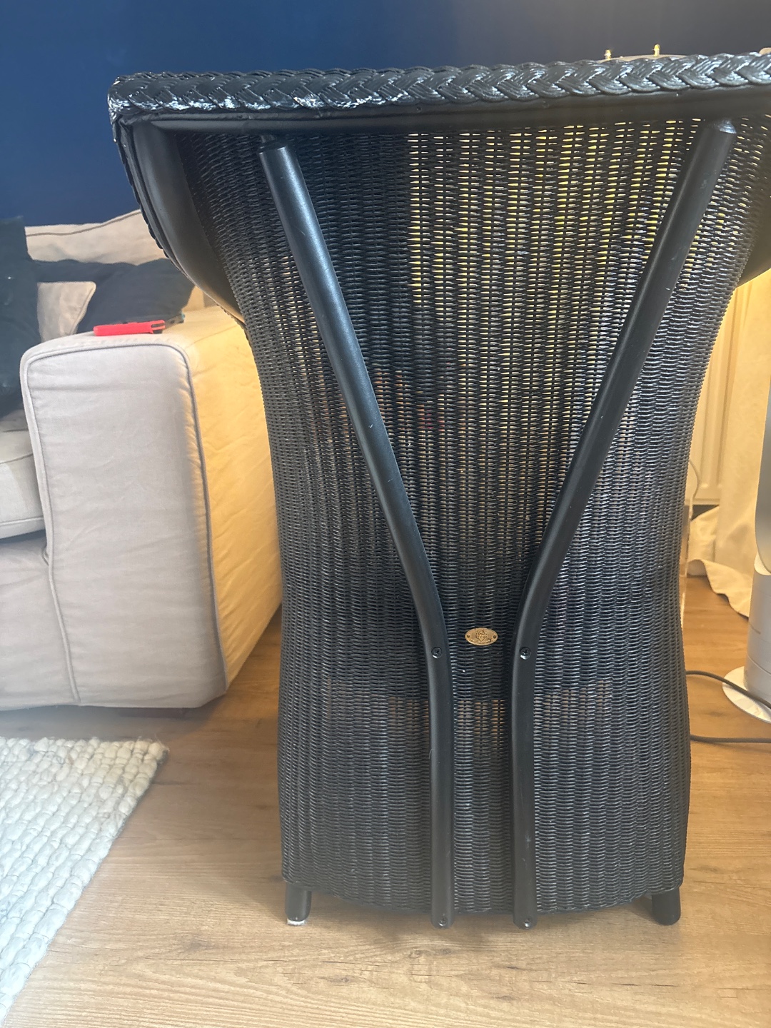 Lloyd Loom vintage stoel. Oosterpark 3