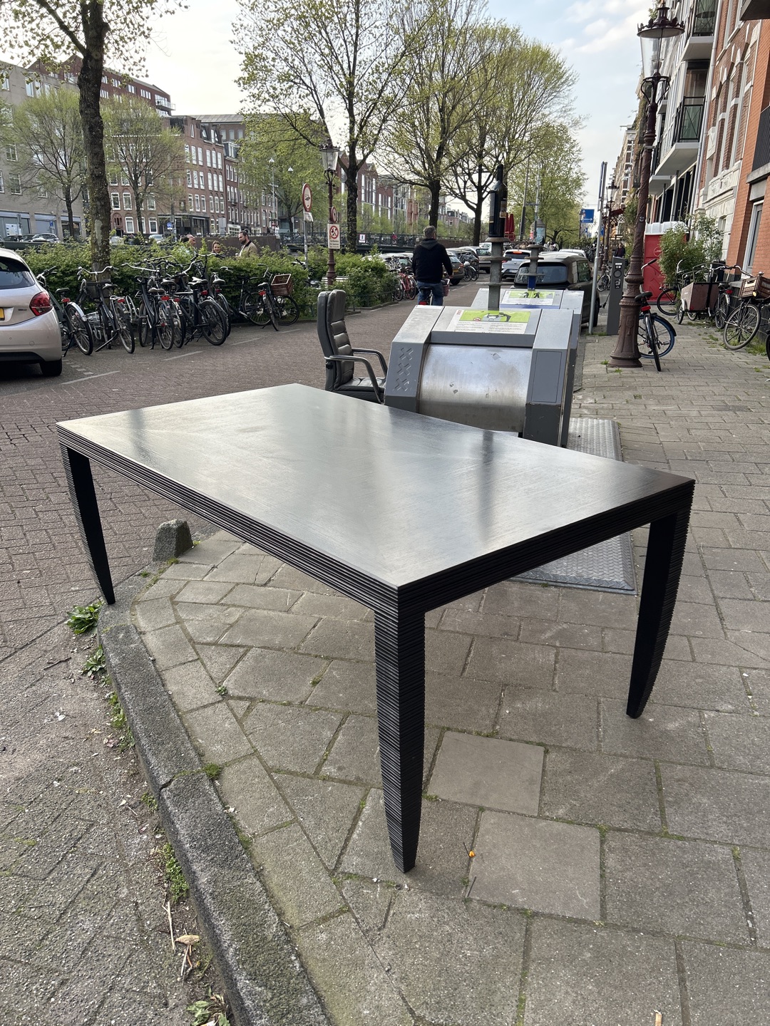 Black wooden table 1