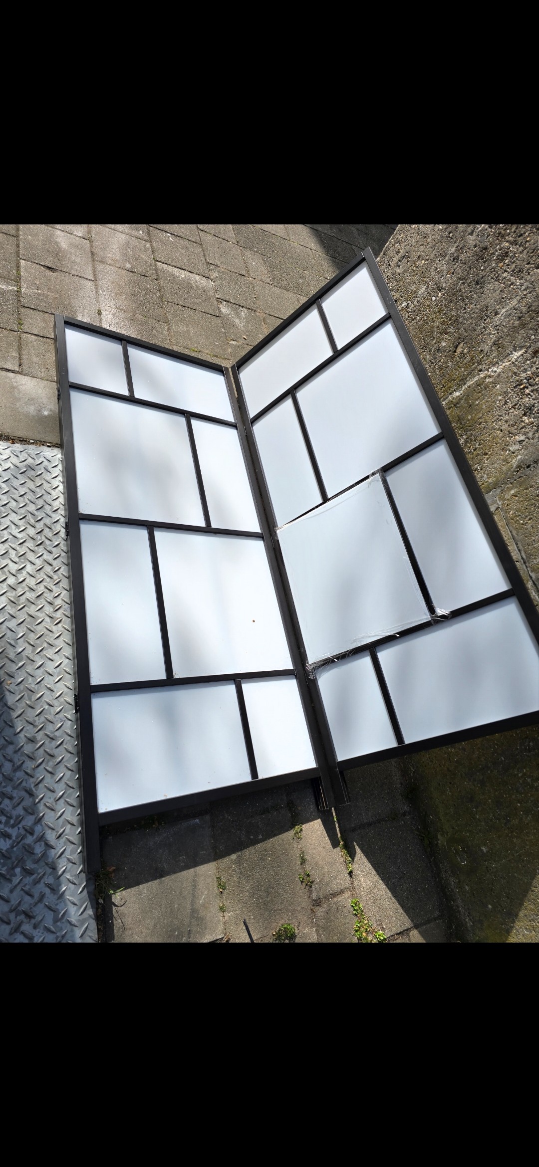 Room divider with 3 panels 1