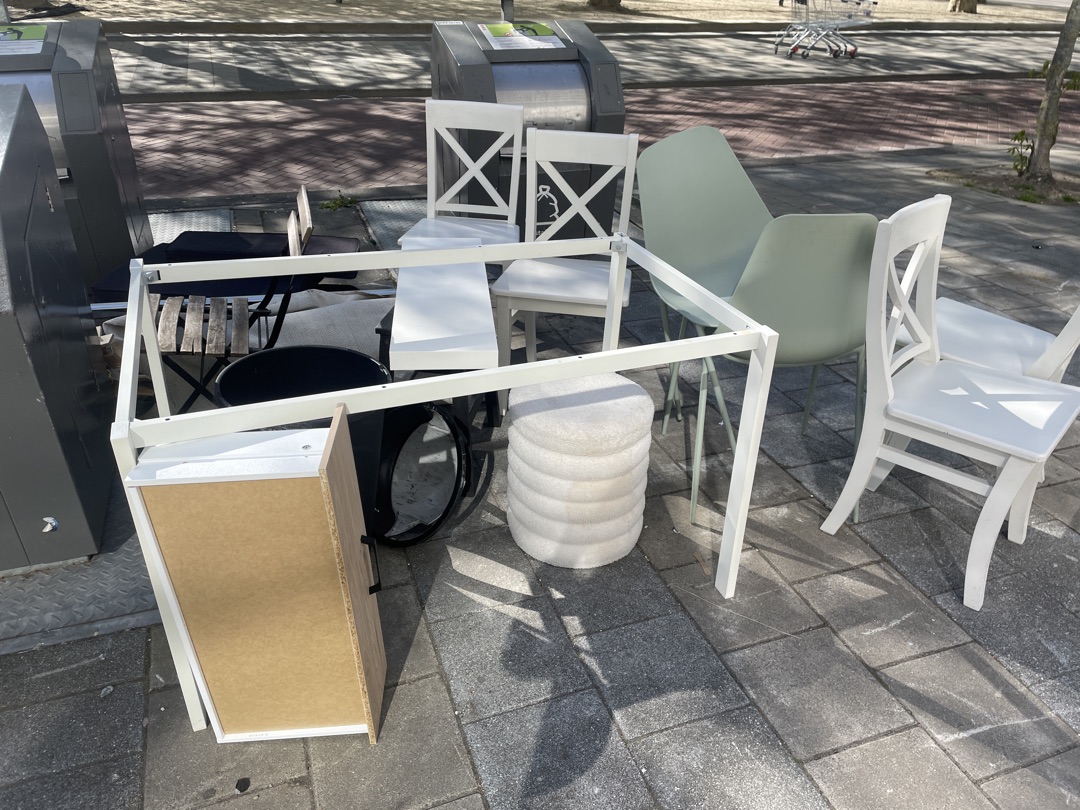 Chairs, bed frame, drawers, etc 3
