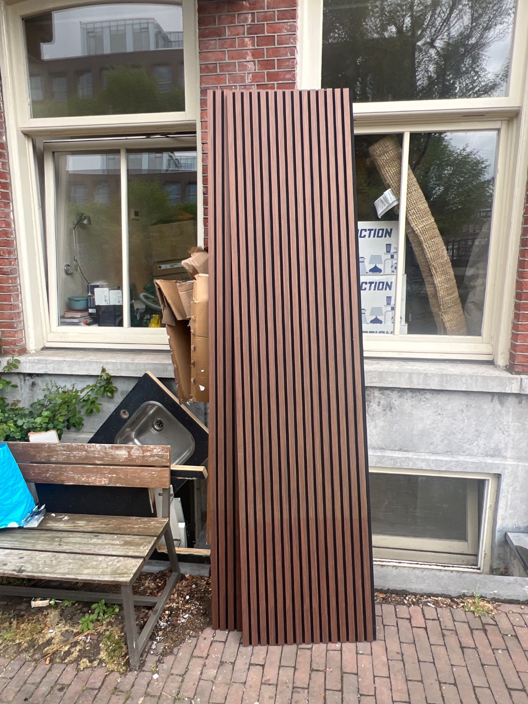 Two wooden wall panels no damage 1