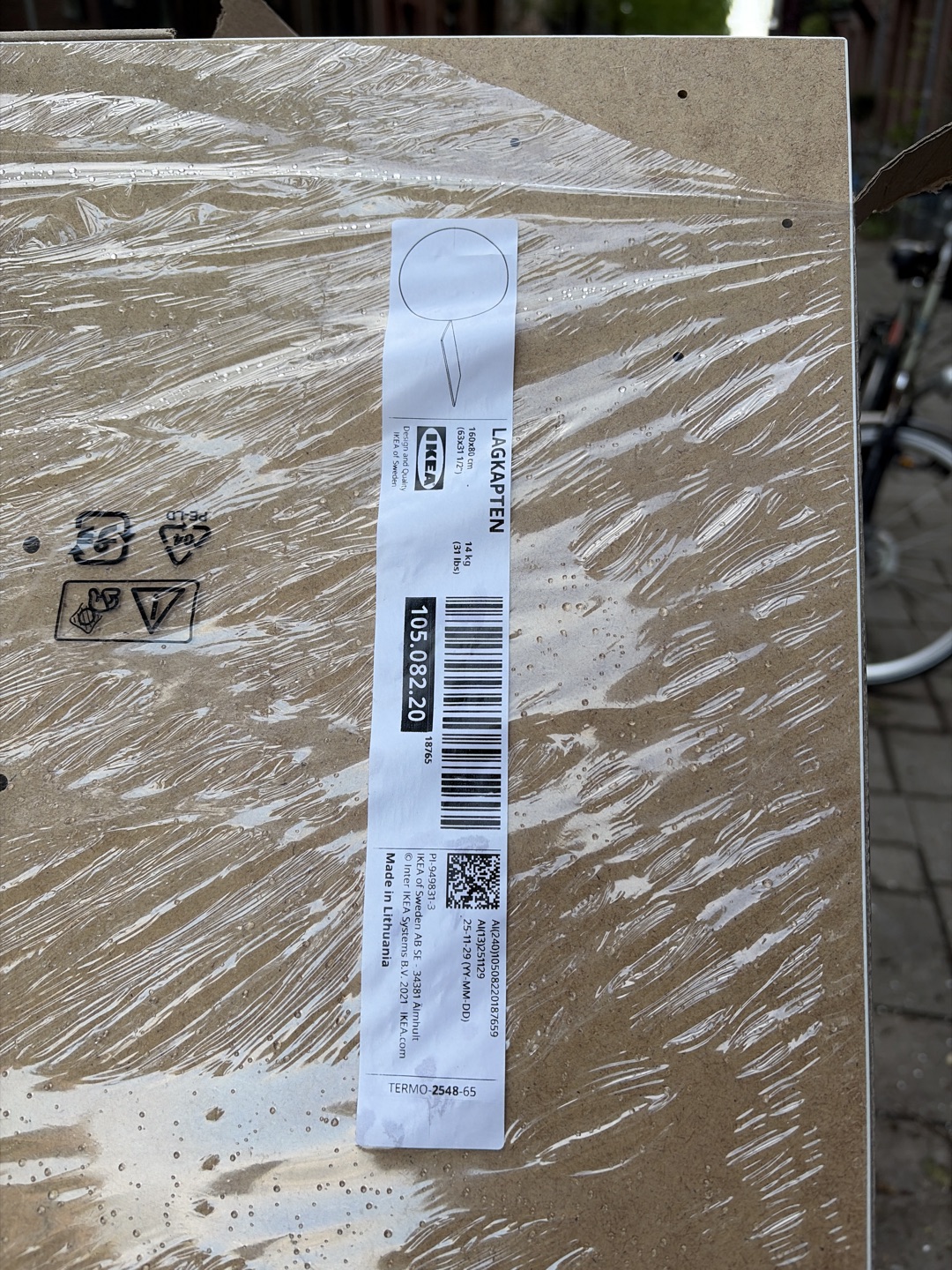 Tafelblad van IKEA wit nieuw in verpakking!!! 2