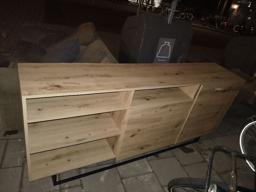 Console and couch. 2
