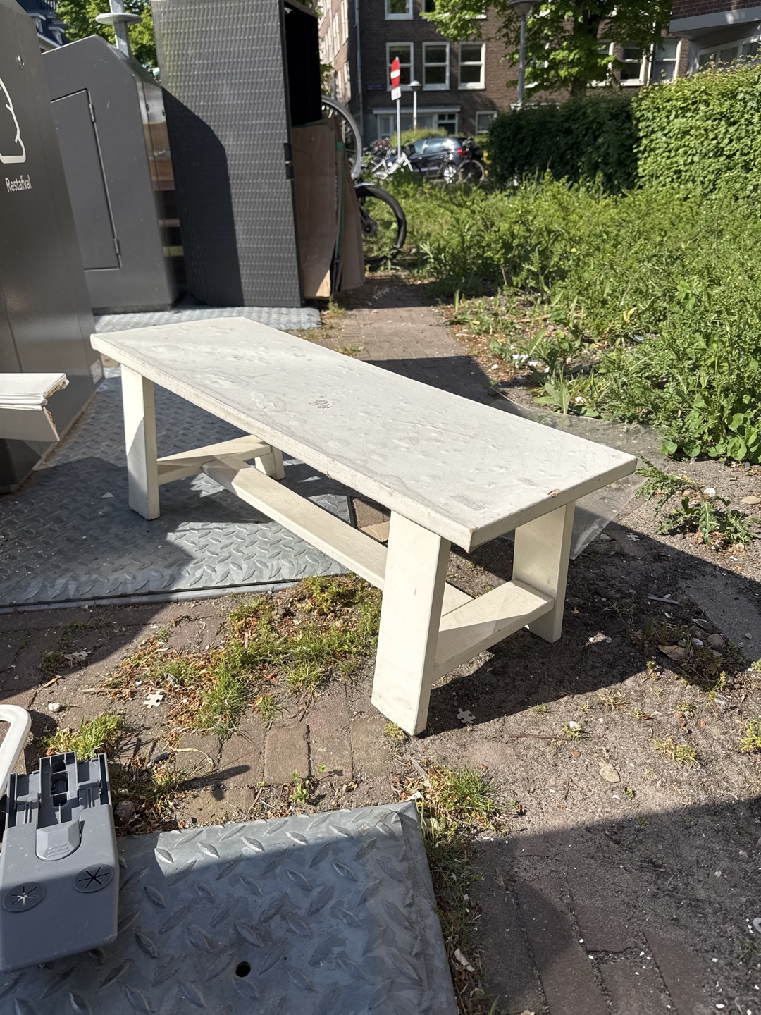 Leuk bankje voor plantjes 1