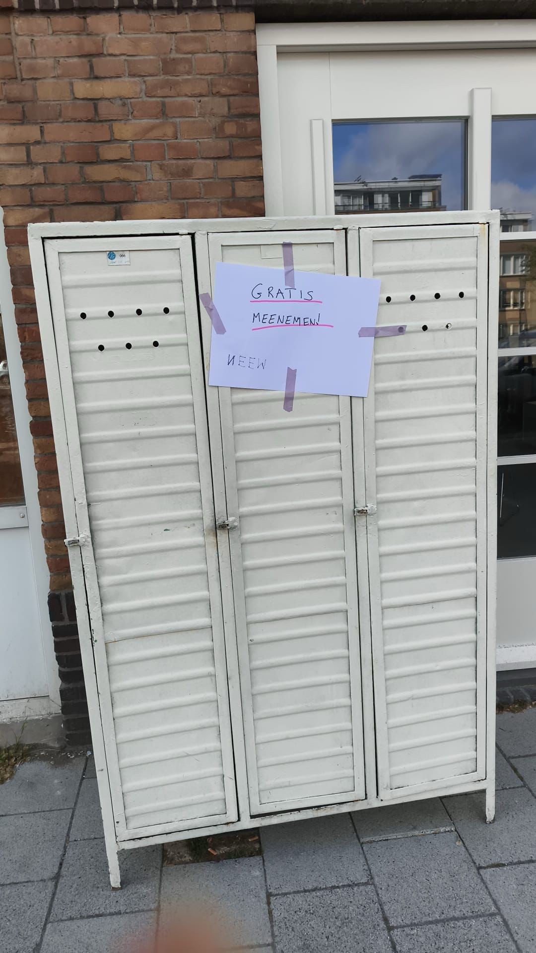 Vintage stalen lockerkast - Baarsjesweg 159 1