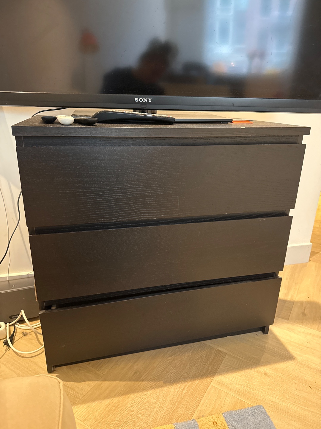 Ladekast zwart IKEA 1