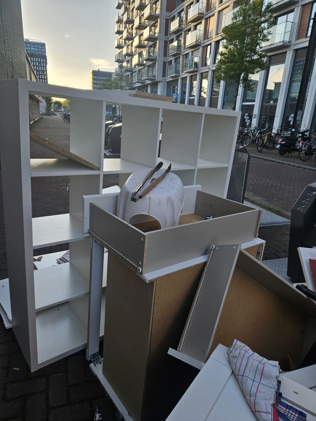 a lot of furniture ikea kallax, billy bookcase, ottoman, mini green house 2