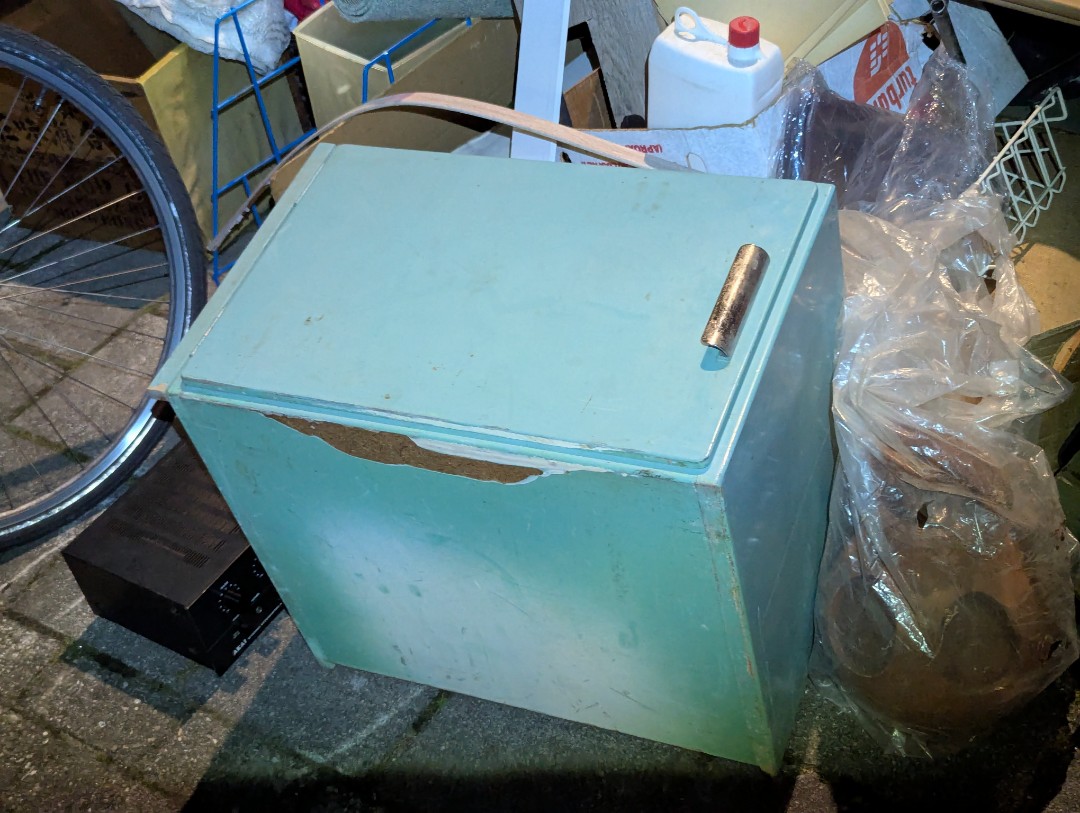 Vintage Bruynzeel keukenkastje 1