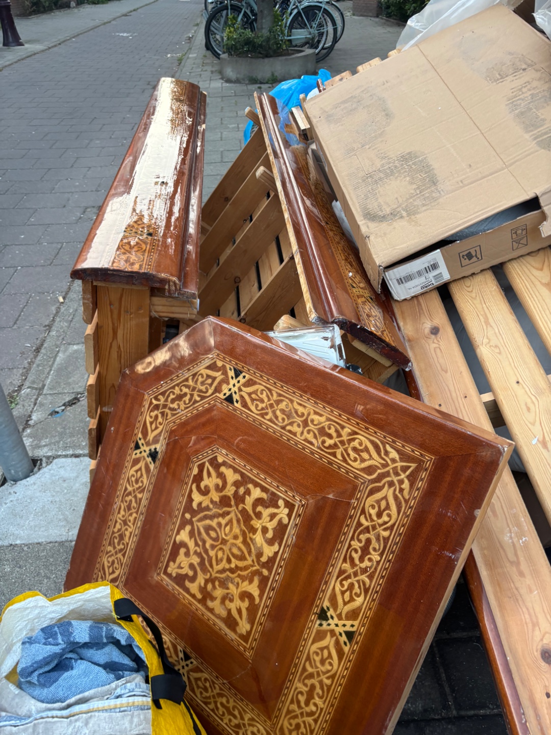 Gave buiten bank lijkt met mooi patroon! 1