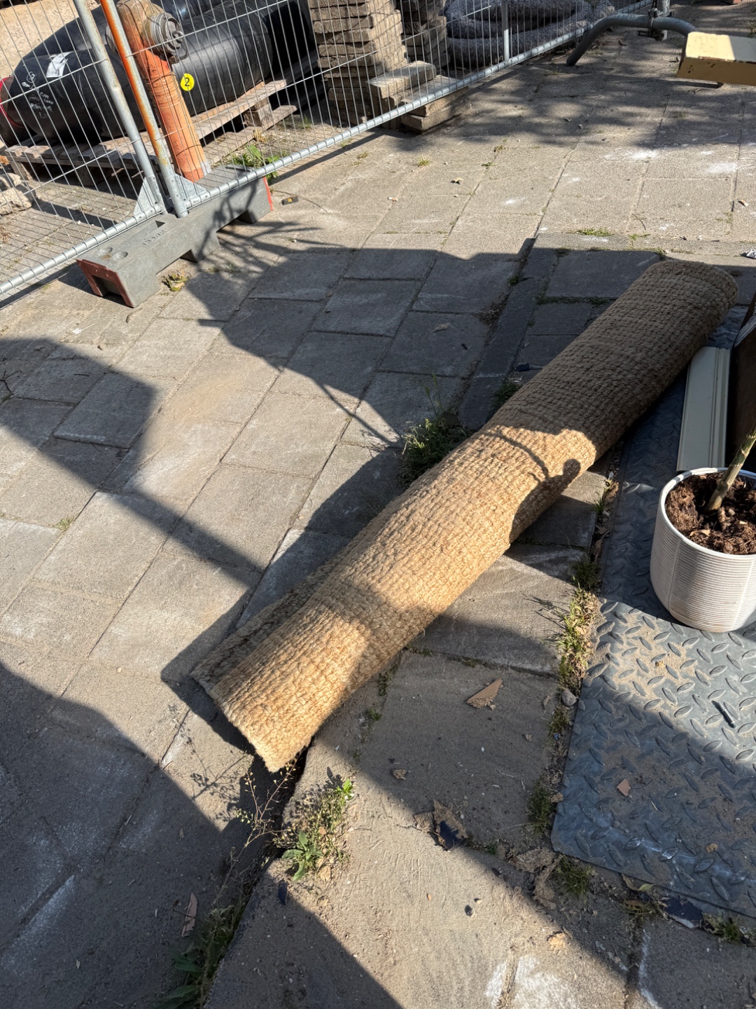 Plant, vloerkleed en een werkend nespresso apparaat 1