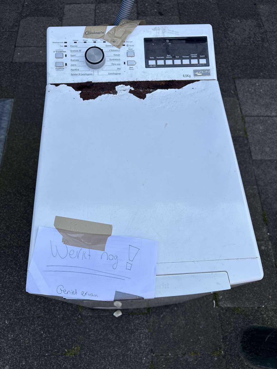 Smalle bovenlader wasmachine 2