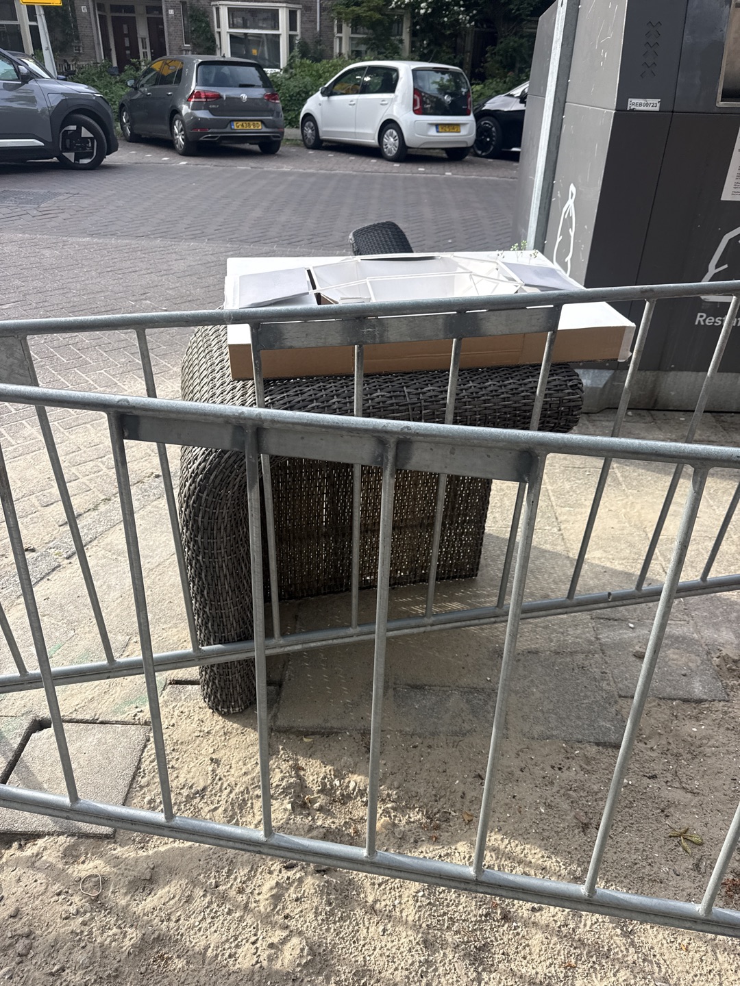 Chair and part of outside couch in usable condition 2