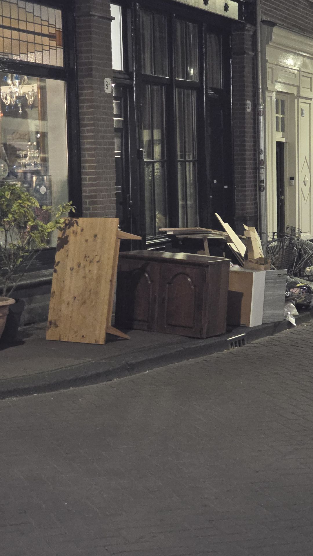 salontafel + eiken deel kast 1