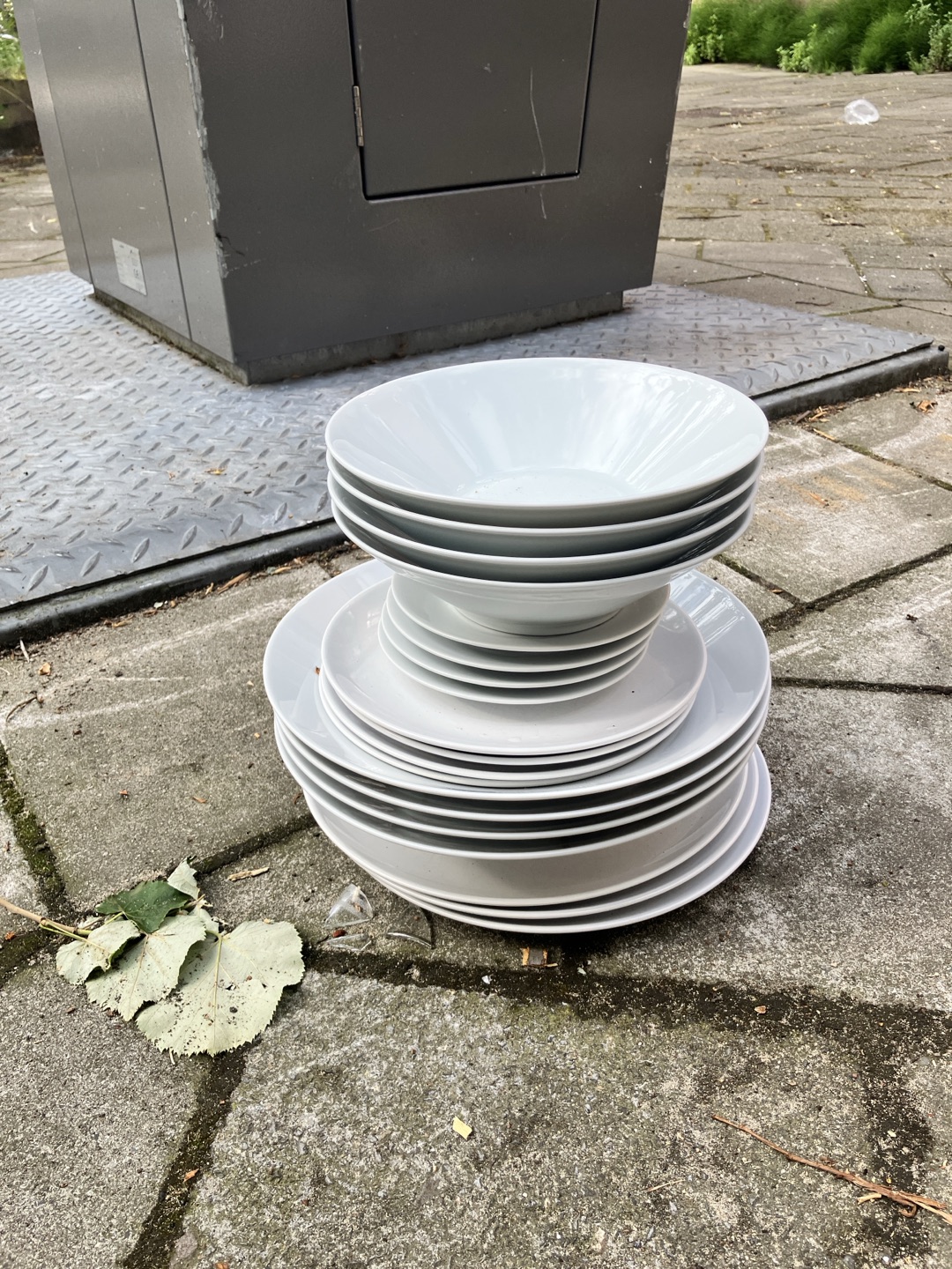 Pile of dishes and bowls 1