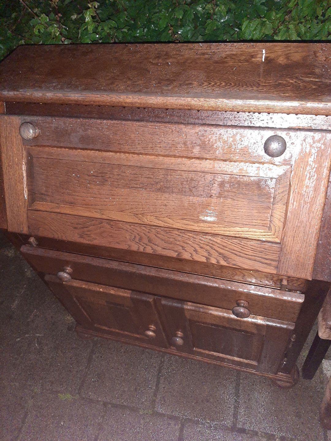 secretaire/old desk in front of house 62 1